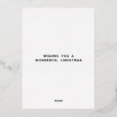 Krans van hertenbos voor feestdagen van echt folie (Achterkant)