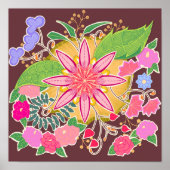 Kransbloesem Poster (Voorkant)