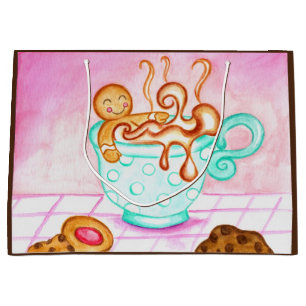 Kransenbrood koffiecadeautetas groot cadeauzakje