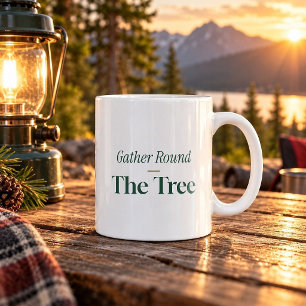 Kransje Rond De Kerstboom Grappige Kerstmug Koffiemok