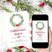 Kranslint Vakantie Kerstdiner Kaart