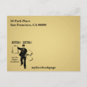  krant Afstuderen Aankondiging (Achterkant)