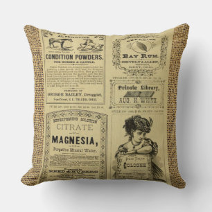  krant Burlap Kussen