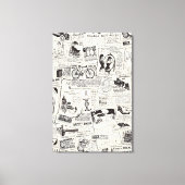  krant canvas afdruk (Voorkant)
