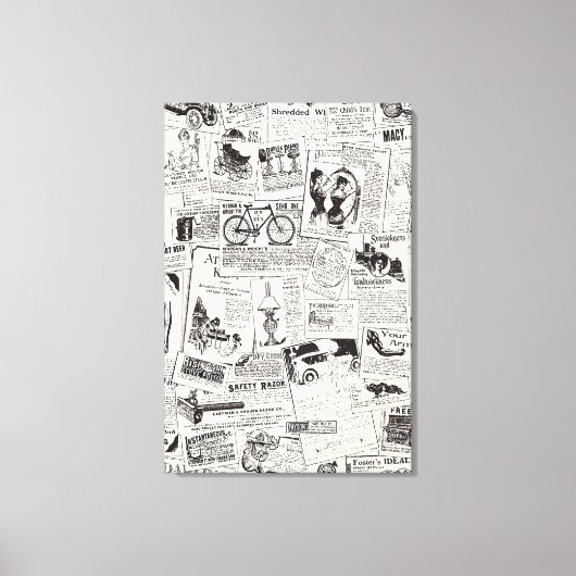  krant canvas afdruk (Voorkant)