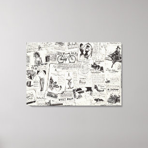  krant canvas afdruk