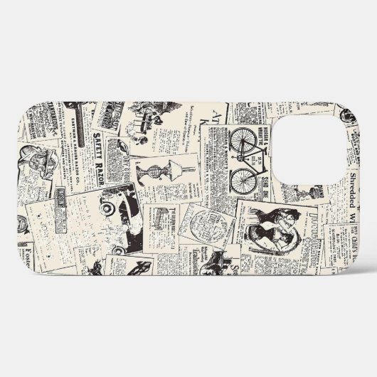  krant Case-Mate iPhone case (Achterkant (horizontaal))