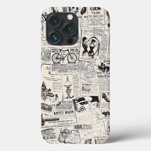 krant Case-Mate iPhone case (Achterkant)