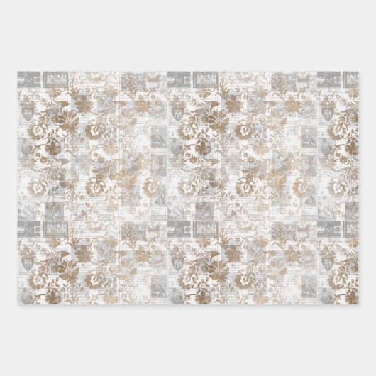  krant Collage Inpakpapier Vel (Voorkant)