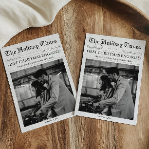 Krant Eerste Kerstverloving Uniek Feestdagenkaart