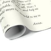 Krant Flower Wrap Photo Maid of Honor Cadeaupapier (Rol Hoek)