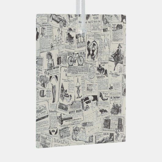  krant glas ornament (Voorkant Rechts)