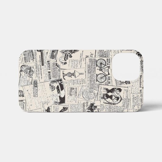 krant iPhone hoesje (Achterkant horizontaal)