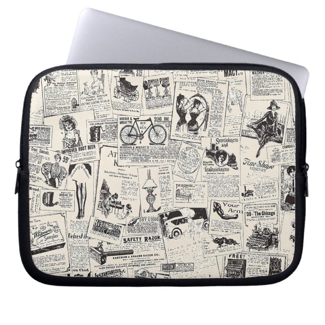  krant laptop sleeve (Voorkant)