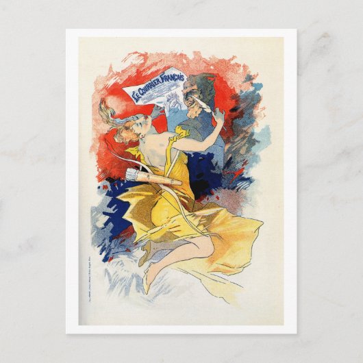  krant Le courrier français Briefkaart (Voorkant)