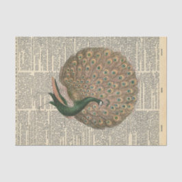  krant met fazant-ontkoppeling tissuepapier