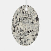  krant metalen ornament (Voorkant Rechts)