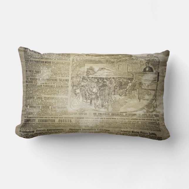  krant MoJo Throw Lumbar Pillow Kussen (Voorkant)