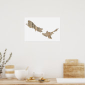 krant New Zealand Overlay | POSTER (Keuken)