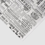  krant News Black & White Decoupaging Tissuepapier (Detail)