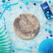  krant Papa Borden Papieren Bordje (Feest)