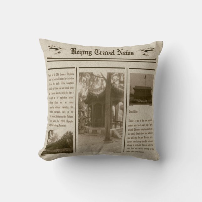 Krant Pillow Kussen (Voorkant)