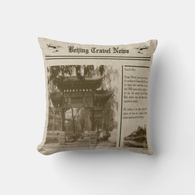 Krant Pillow Kussen (Voorkant)