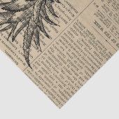 krant Pineapple Tissuepapier (Detail)