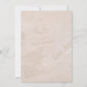 Krant Quinceañera Goud Oud Kaart (Achterkant)