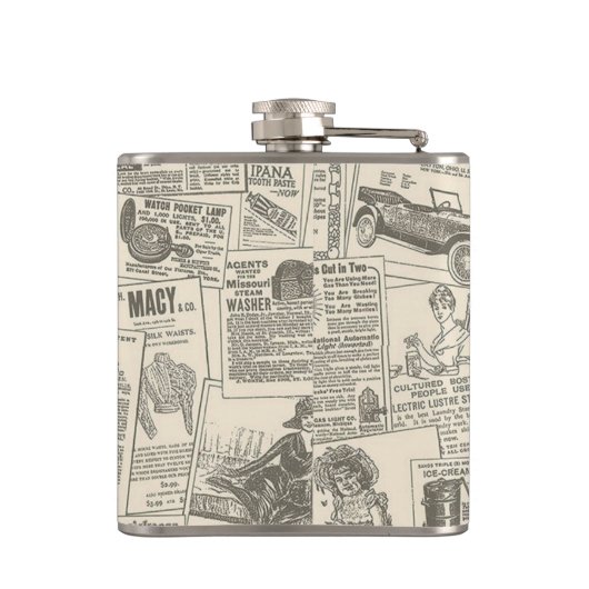  krant Retro Gifts  Heupfles (Achterkant)