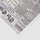  krant "Rustic Newspaper Decoupage" Tissuepapier (Detail)