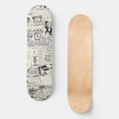krant skateboard (Voorkant)