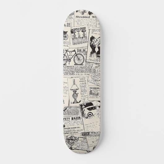 krant skateboard (Voorkant)