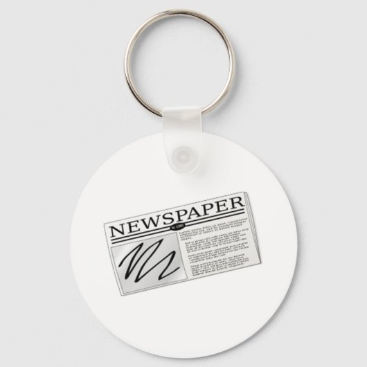 Krant Sleutelhanger (Voorkant)