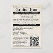  krant Style College Fund QR-code Informatiekaartje (Voorkant)