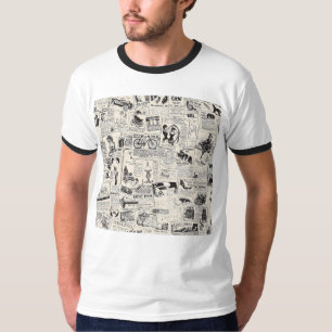 krant t-shirt