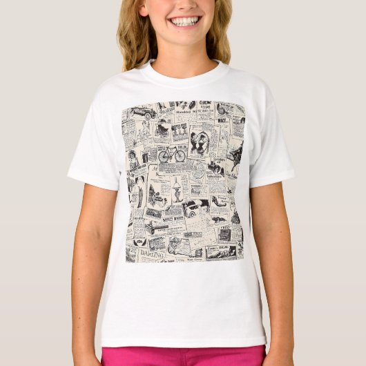 krant t-shirt (Voorkant)