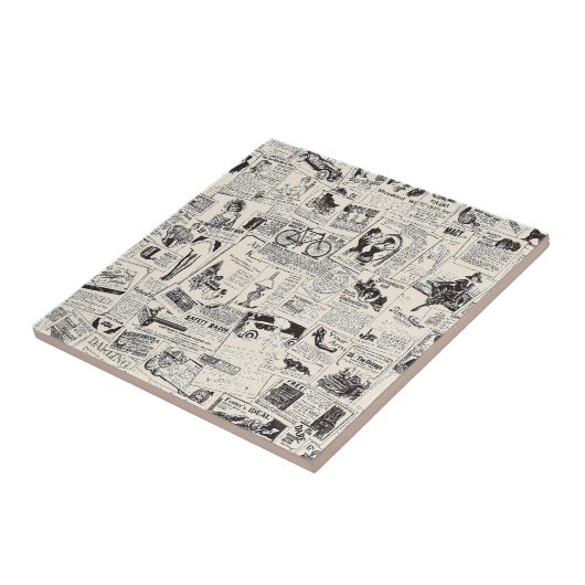  krant tegeltje (Zijkant)