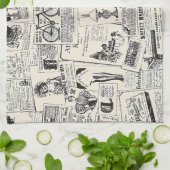 krant theedoek (Gevouwen)