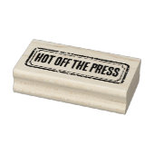 Krant Thema Versleten Heet Van De Pers Rubberstempel (Stempel)