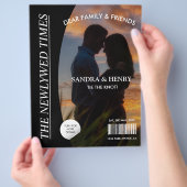 Krant Trouwprogramma Fototijdschrift Leuke feiten Flyer (Hand)