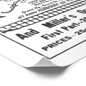  krant Vaudeville 1919 en poster (Hoek)