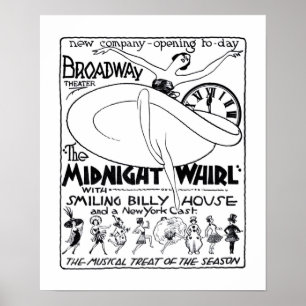 krant Vaudeville lineup 1922 en poster