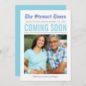 krant | Zwangerschapsaankondiging Aankondiging (Voorkant / Achterkant)