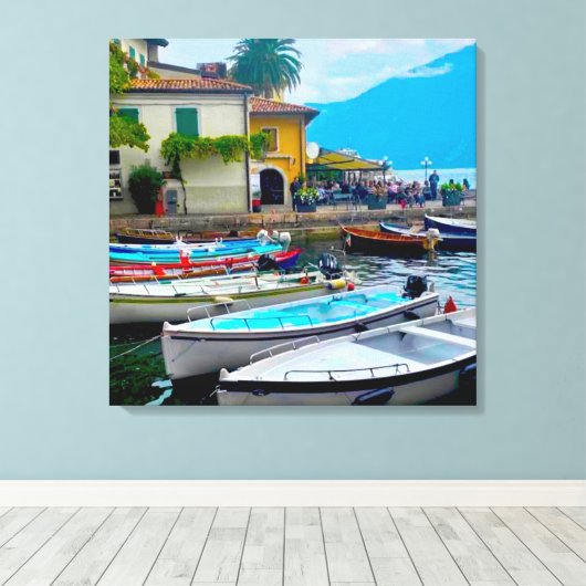 Krante doek canvas afdruk (Insitu (Houten vloer))