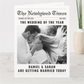 Kranten bruiloft programma info foto (Voorkant)