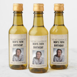 Kranten Geboorte Nieuws Grappig Humoristisch Manne Wijn Etiket