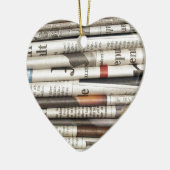 Kranten Keramisch Ornament (Links)