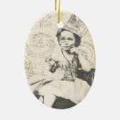 Kranten Pet Gal Keramisch Ornament (Achterkant)