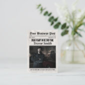 Kranten Visitekaartje, Auto Reparatie Auto Mechani Contactkaartje (Staand voorkant)